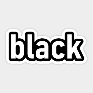 black Sticker